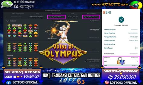 SALAM HOKI SELALU UNTUK MEMBER LOTTO03 DEPOSIT.